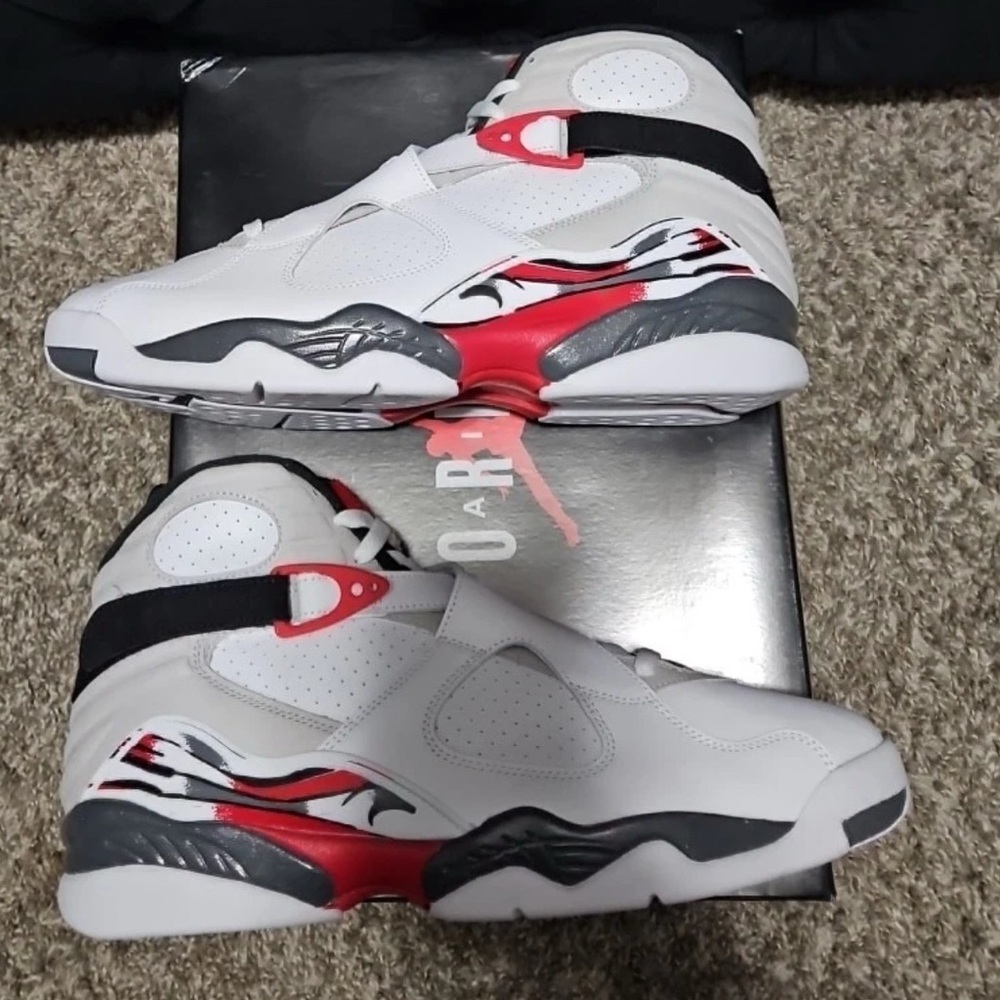 Air Jordan 8 Retro White True Red (2025) Men’s Size 12